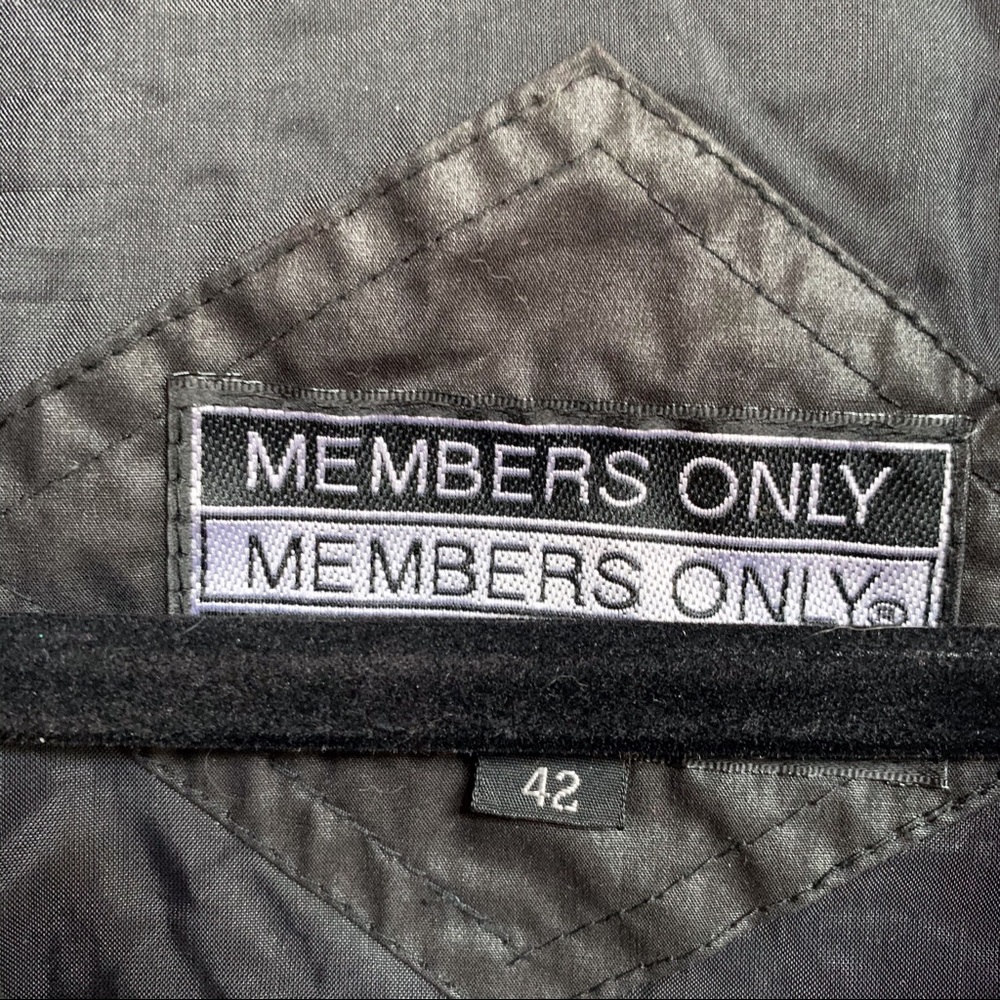 Vintage Members Only Racer Jacket - Picture 4 of 5